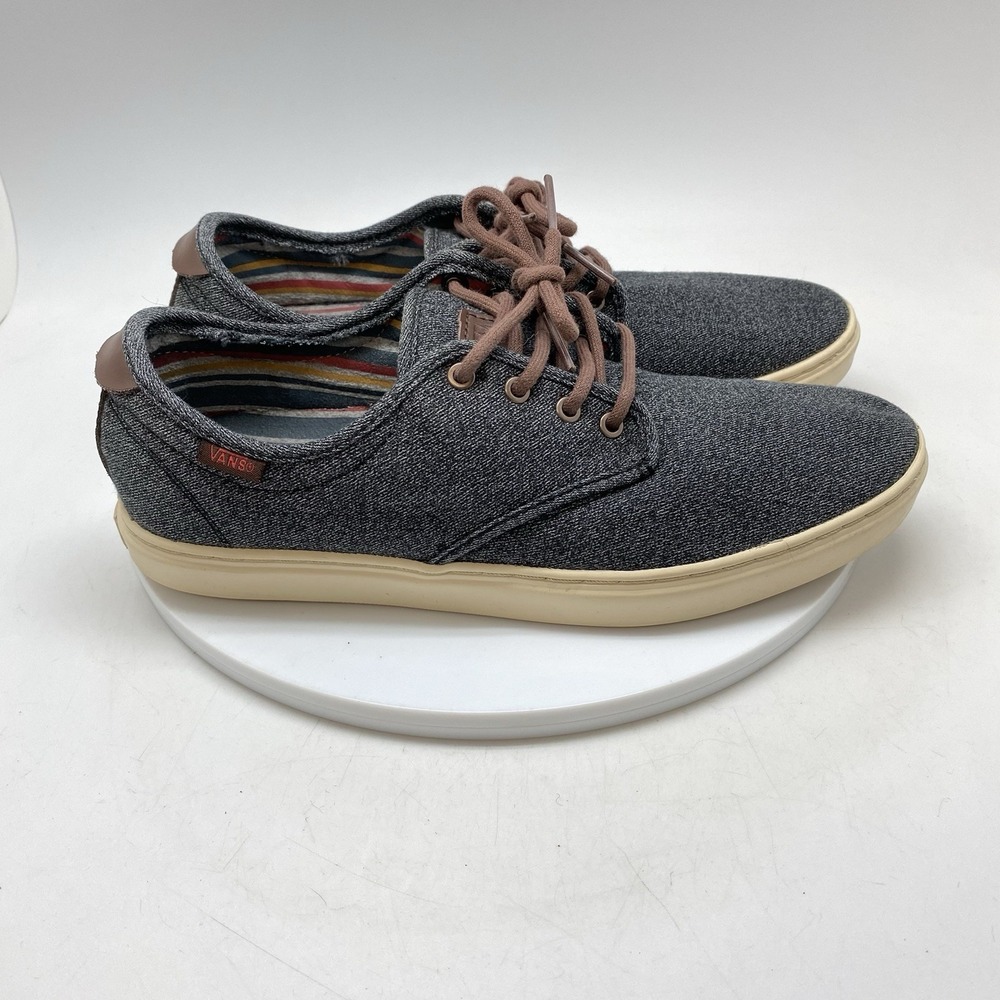 Vans Ludlow Mens 8.5 Gray Athletic Skate Canvas Causal Shoes Sneakers 721356